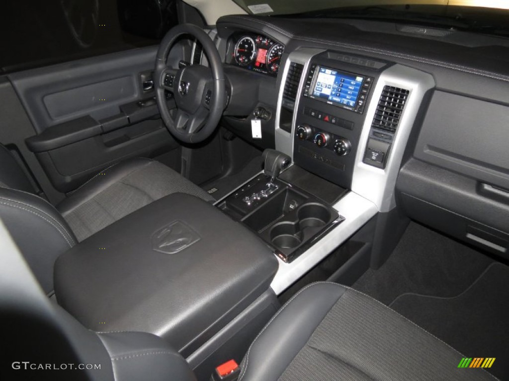 Dark Slate Gray Interior 2012 Dodge Ram 1500 Sport R T