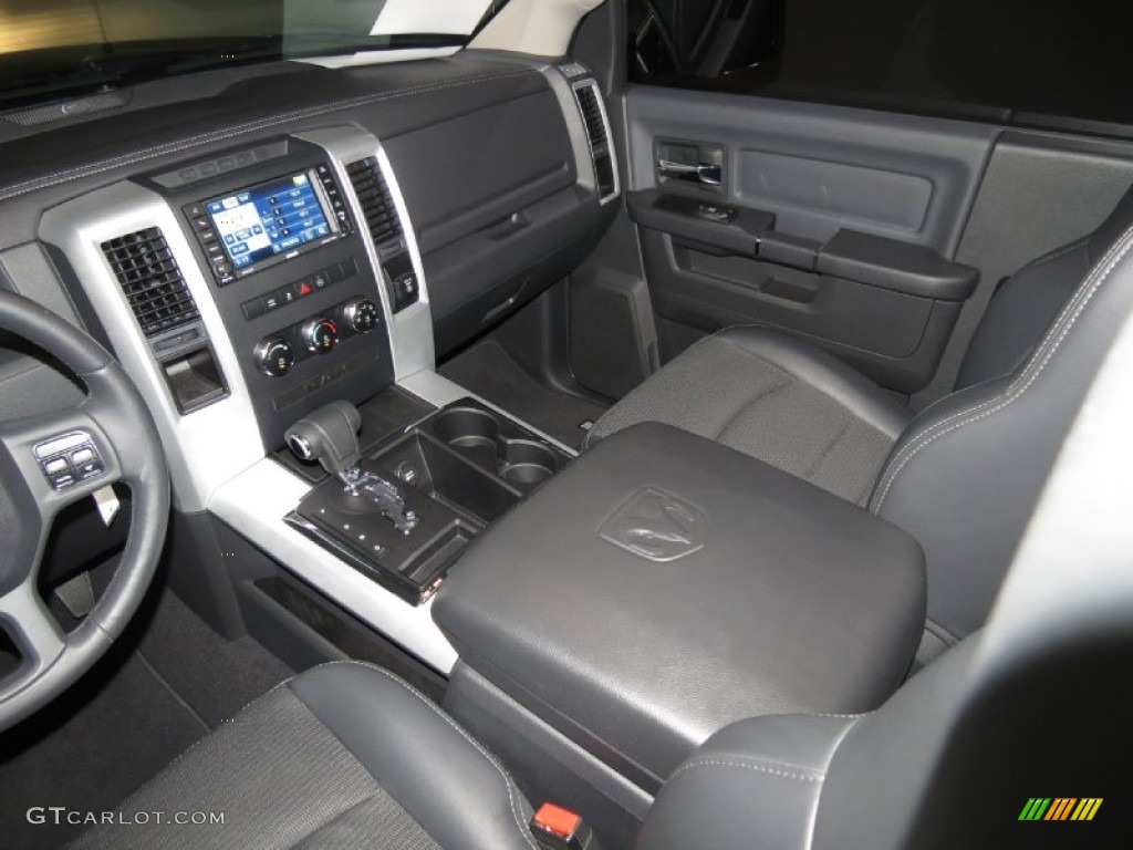 Dark Slate Gray Interior 2012 Dodge Ram 1500 Sport R/T Regular Cab Photo #82469945