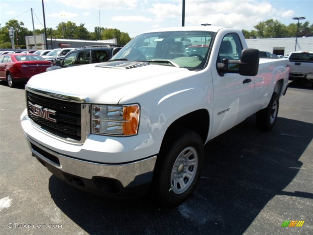 2013 Sierra 3500HD Regular Cab 4x4 - Summit White / Dark Titanium photo #1