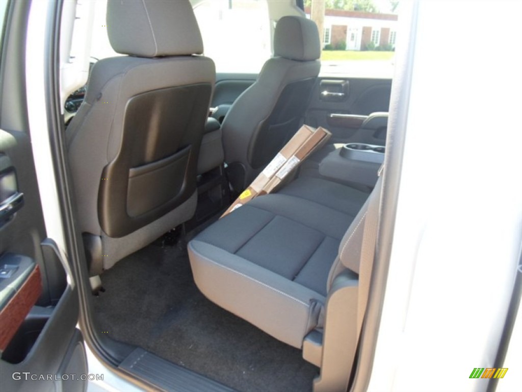 Jet Black Interior 2014 GMC Sierra 1500 SLE Crew Cab 4x4 Photo #82470236