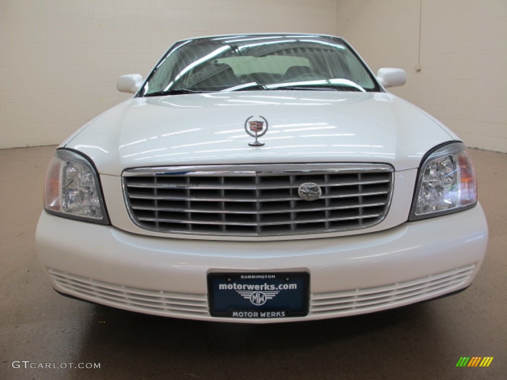 2002 DeVille Sedan - White Diamond Pearl / Neutral Shale photo #2