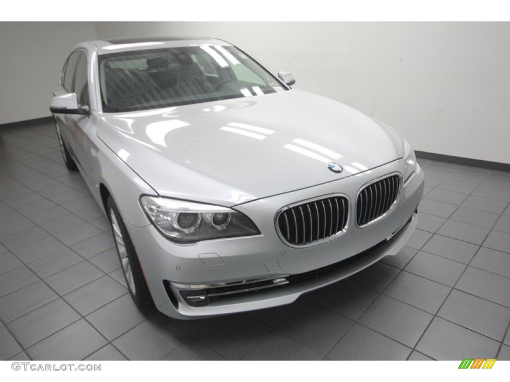 2013 7 Series 740Li Sedan - Glacier Silver Metallic / Black photo #5