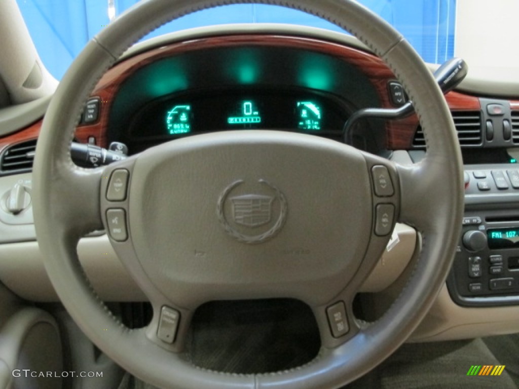 2002 DeVille Sedan - White Diamond Pearl / Neutral Shale photo #28