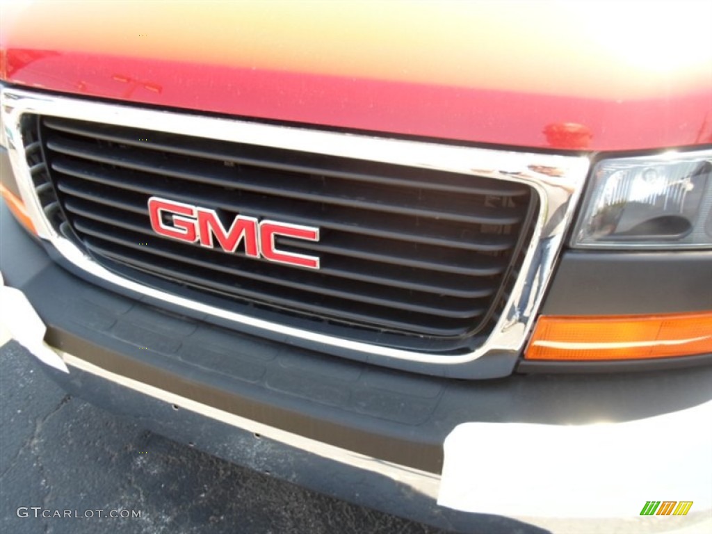 2013 Savana Van 2500 Cargo - Fire Red / Medium Pewter photo #2