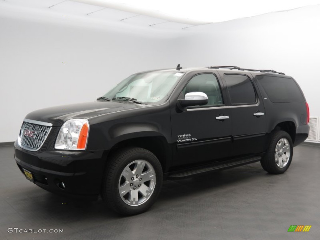 2013 Yukon XL SLT - Onyx Black / Light Titanium photo #1