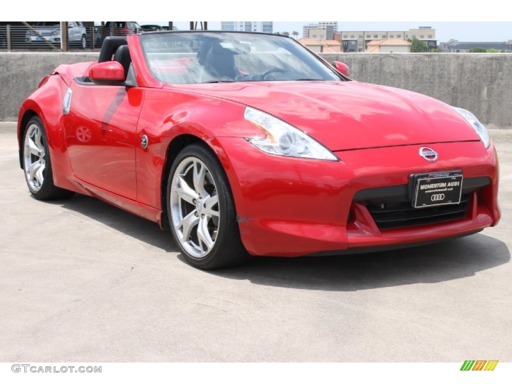 2010 370Z Touring Roadster - Solid Red / Black Leather photo #1