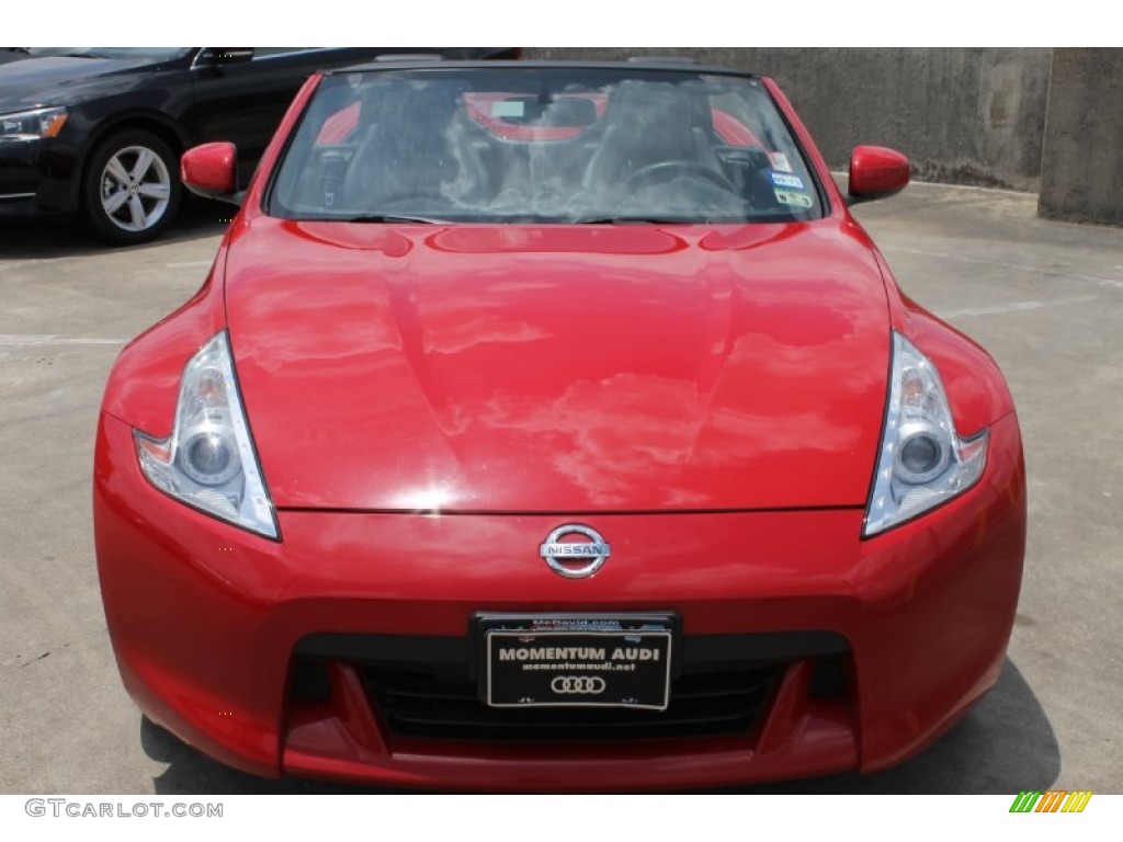 2010 370Z Touring Roadster - Solid Red / Black Leather photo #2