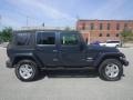 Steel Blue Metallic 2007 Jeep Wrangler Unlimited Sahara 4x4 Exterior