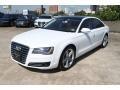 Glacier White Metallic - A8 L 3.0T quattro Photo No. 3