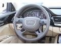 Silk Beige Steering Wheel Photo for 2013 Audi A8 #82472990