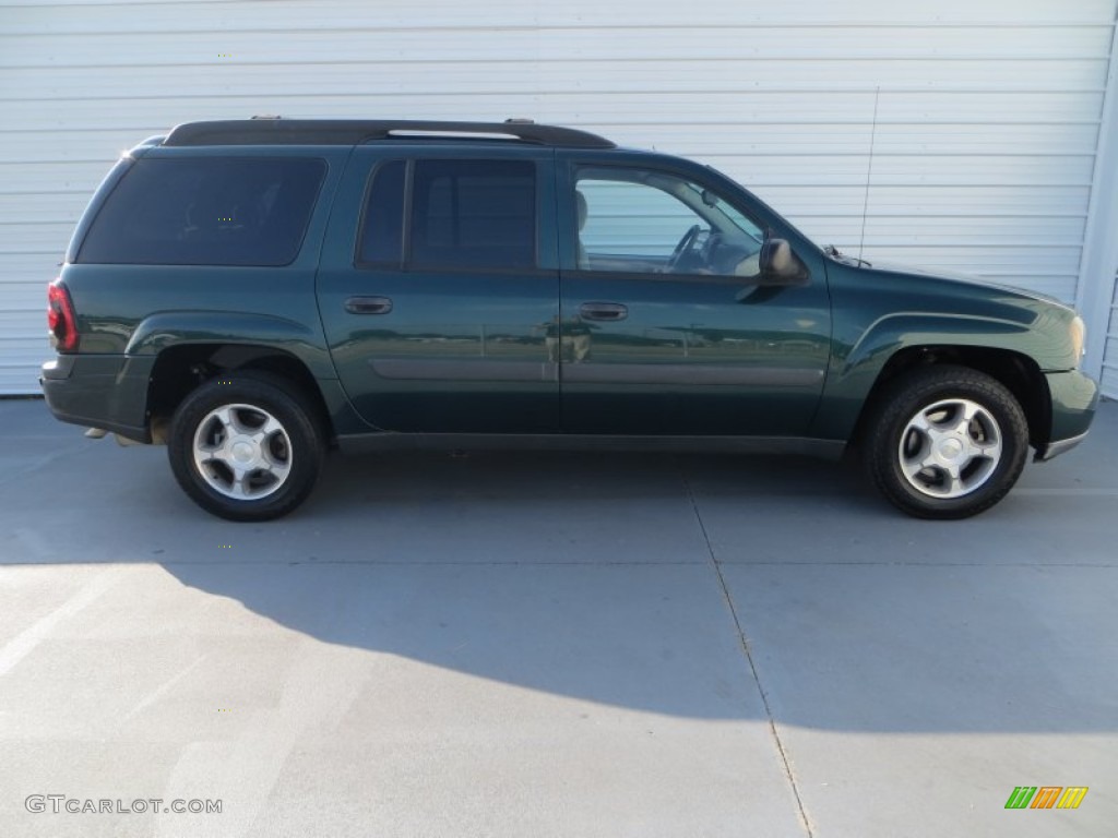 2005 TrailBlazer EXT LS - Emerald Jewel Green Metallic / Light Gray photo #3