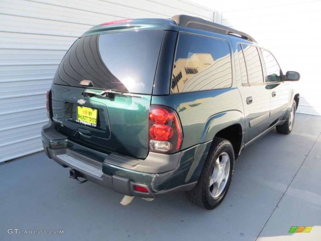2005 TrailBlazer EXT LS - Emerald Jewel Green Metallic / Light Gray photo #4
