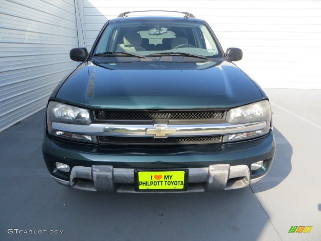 2005 TrailBlazer EXT LS - Emerald Jewel Green Metallic / Light Gray photo #8