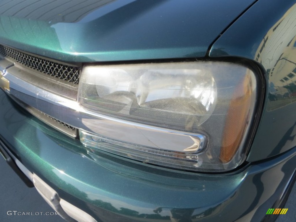 2005 TrailBlazer EXT LS - Emerald Jewel Green Metallic / Light Gray photo #9