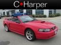 2003 Torch Red Ford Mustang GT Convertible  photo #1