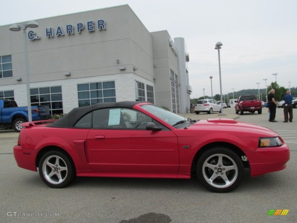 2003 Mustang GT Convertible - Torch Red / Dark Charcoal photo #4