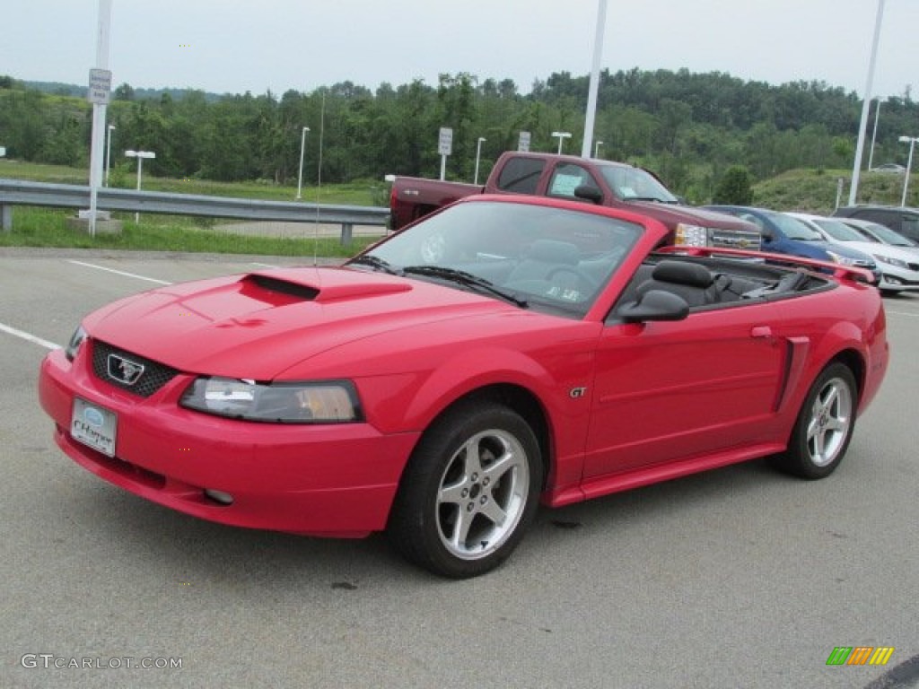 2003 Mustang GT Convertible - Torch Red / Dark Charcoal photo #7