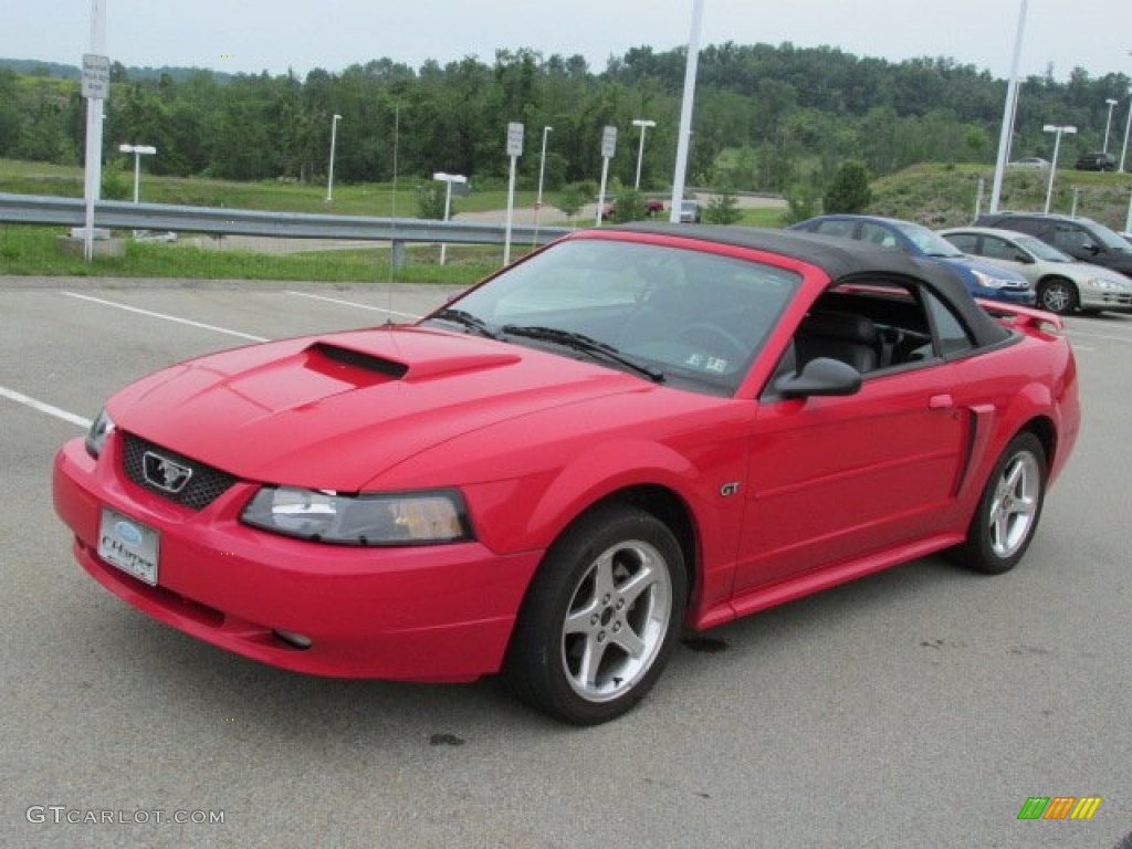 2003 Mustang GT Convertible - Torch Red / Dark Charcoal photo #8
