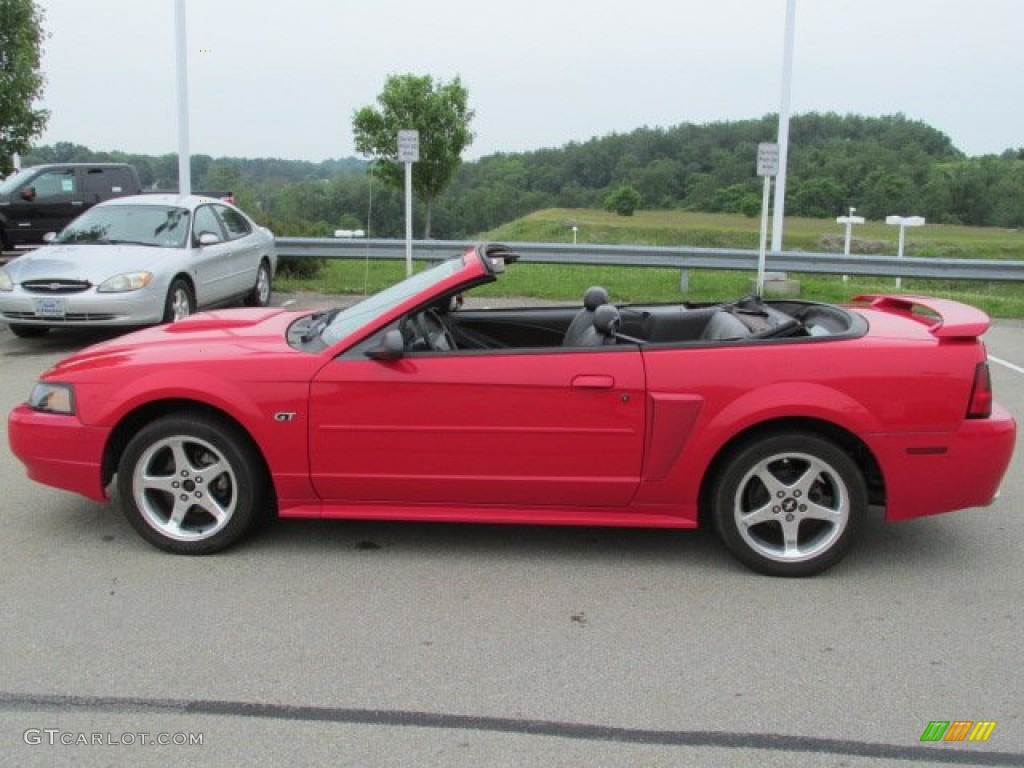 2003 Mustang GT Convertible - Torch Red / Dark Charcoal photo #9