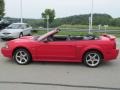 2003 Torch Red Ford Mustang GT Convertible  photo #9