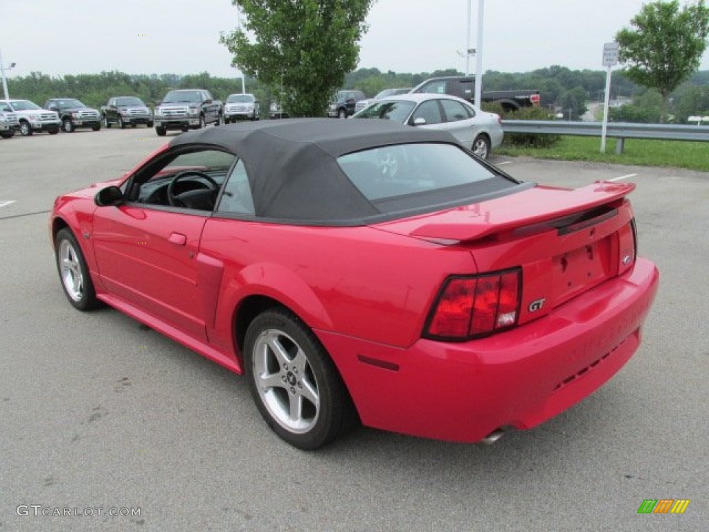 2003 Mustang GT Convertible - Torch Red / Dark Charcoal photo #12