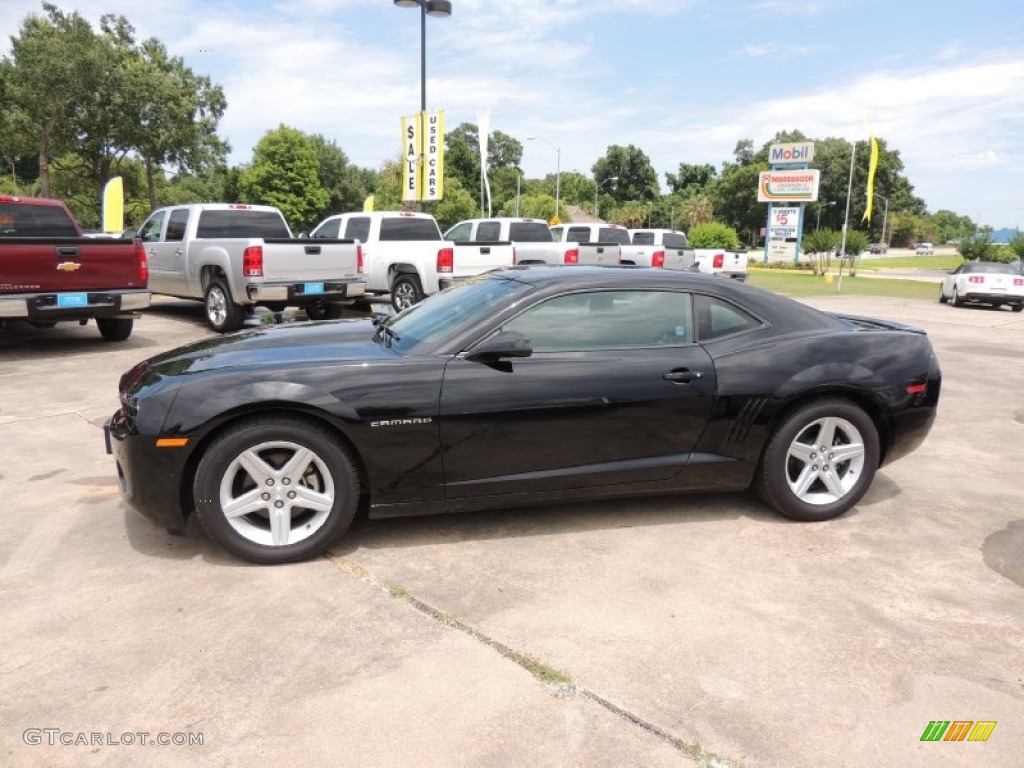 2012 Camaro LT Coupe - Black / Black photo #5
