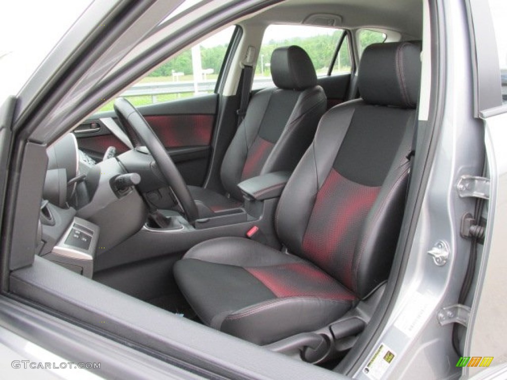 MAZDASPEED Black/Red Interior 2012 Mazda MAZDA3 MAZDASPEED3 Photo #82474076