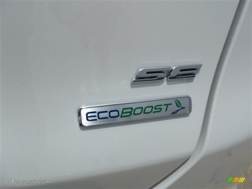 2013 Fusion SE 1.6 EcoBoost - White Platinum Metallic Tri-coat / Dune photo #6
