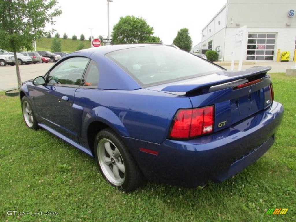 2002 Mustang GT Coupe - Sonic Blue Metallic / Dark Charcoal photo #7
