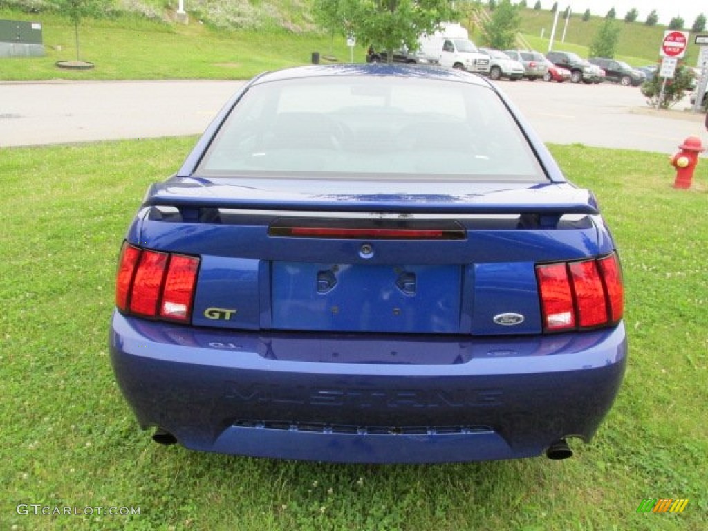 2002 Mustang GT Coupe - Sonic Blue Metallic / Dark Charcoal photo #8