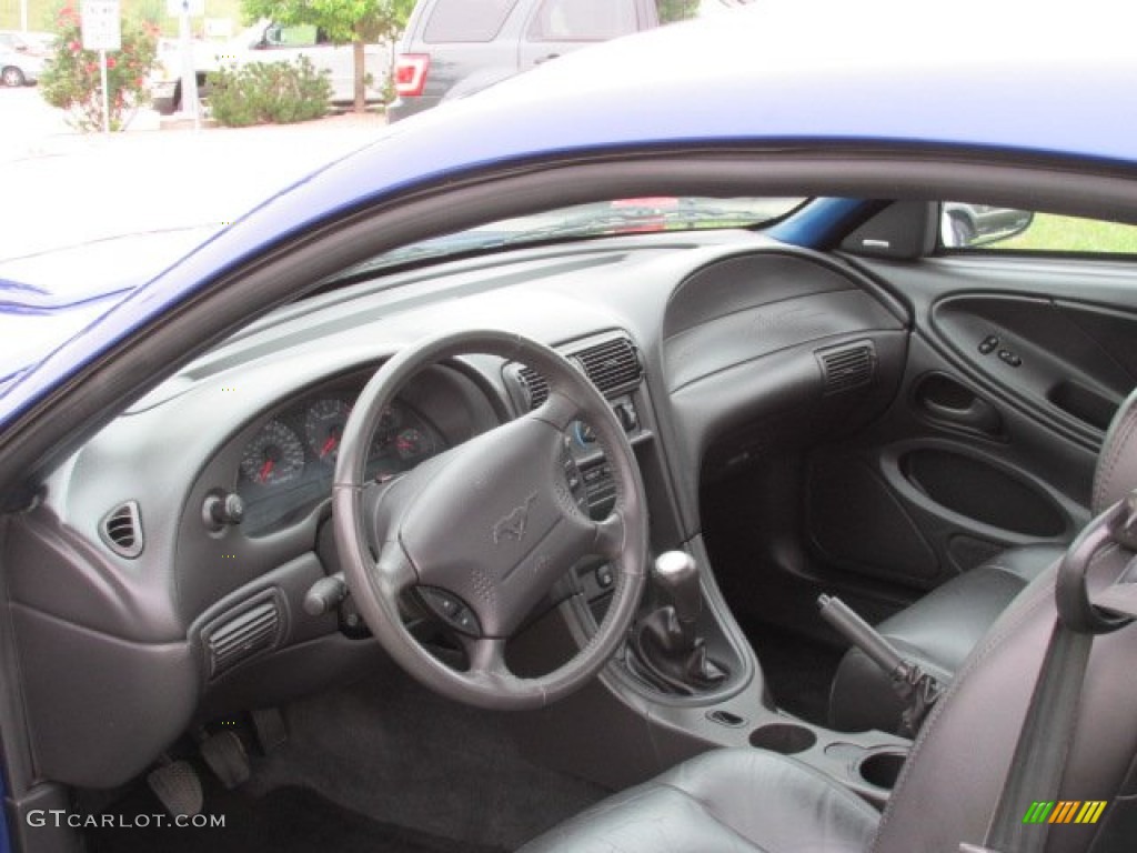 2002 Mustang GT Coupe - Sonic Blue Metallic / Dark Charcoal photo #16