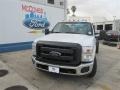 2013 Oxford White Ford F350 Super Duty XL Regular Cab Dually Chassis  photo #1