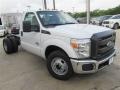 2013 Oxford White Ford F350 Super Duty XL Regular Cab Dually Chassis  photo #8