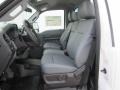 Steel 2013 Ford F350 Super Duty XL Regular Cab Dually Chassis Interior Color