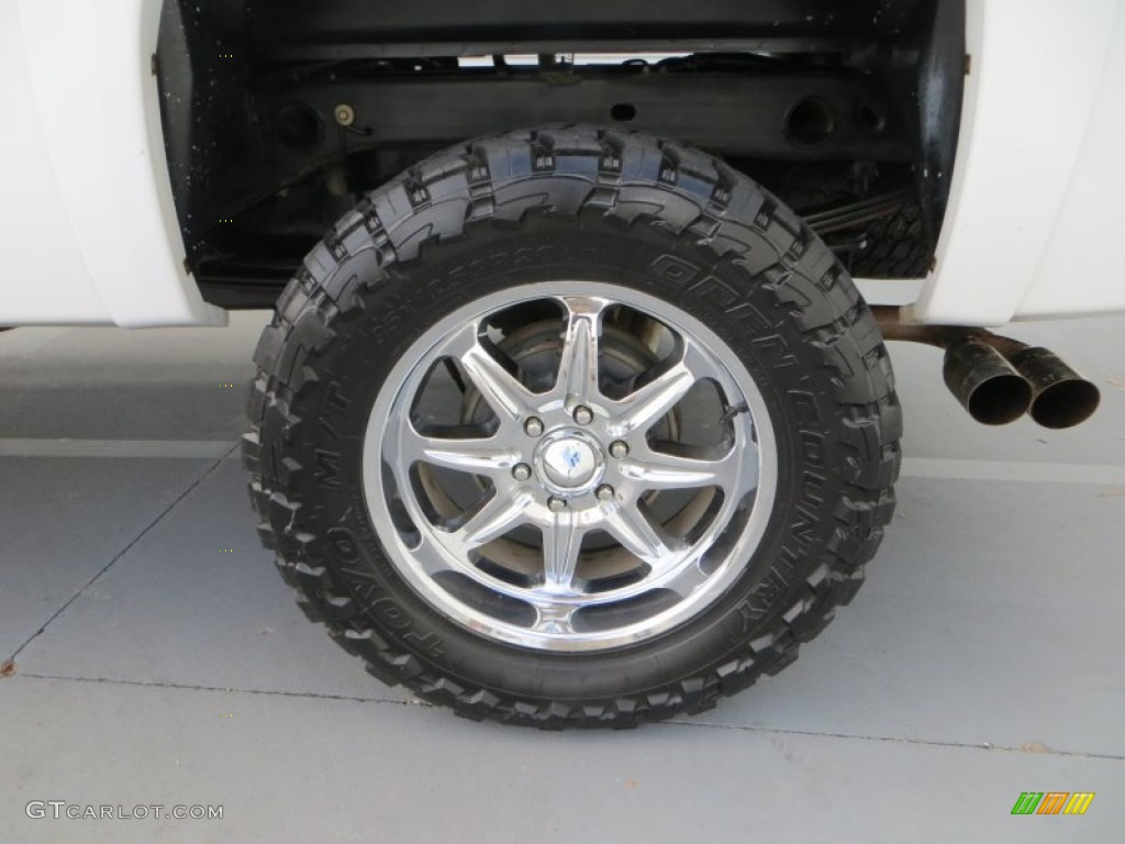 2007 Silverado 1500 LT Crew Cab 4x4 - Summit White / Ebony Black photo #12