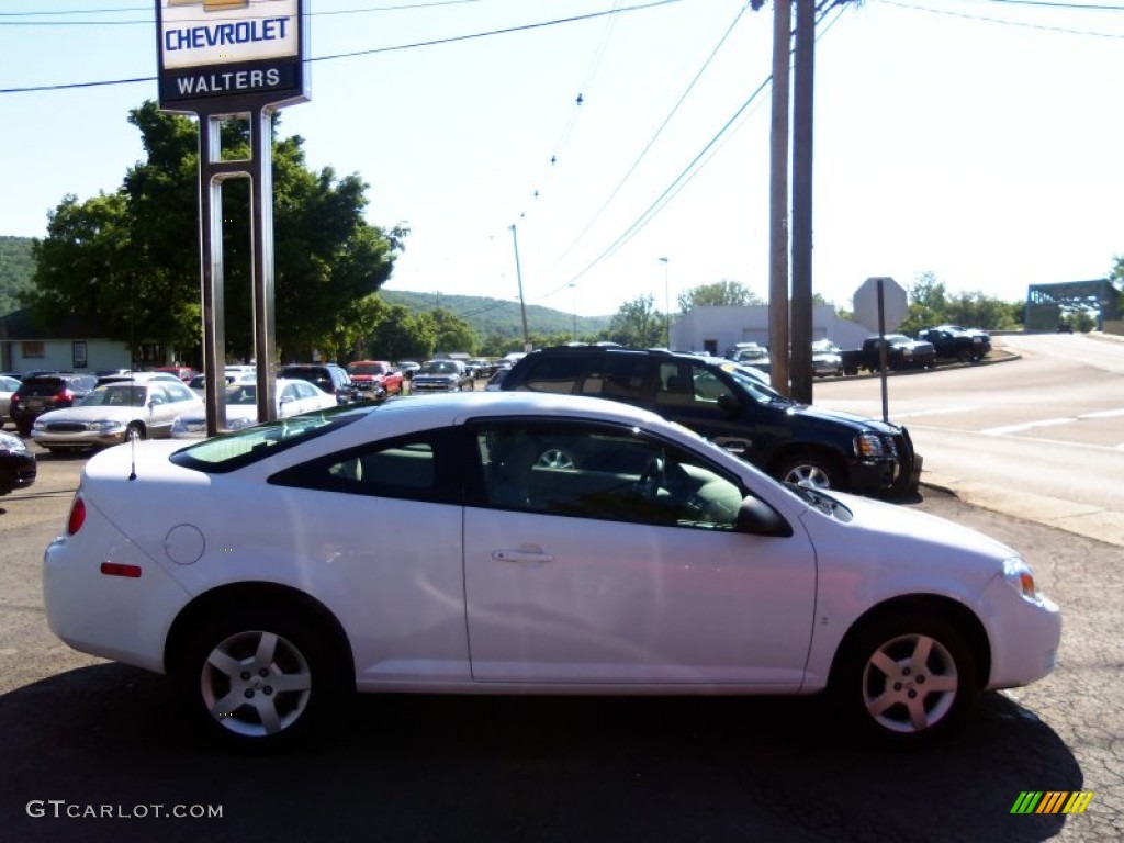 2007 Cobalt LS Coupe - Summit White / Gray photo #1