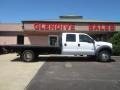 2005 Oxford White Ford F550 Super Duty XL Crew Cab Chassis Utility  photo #3