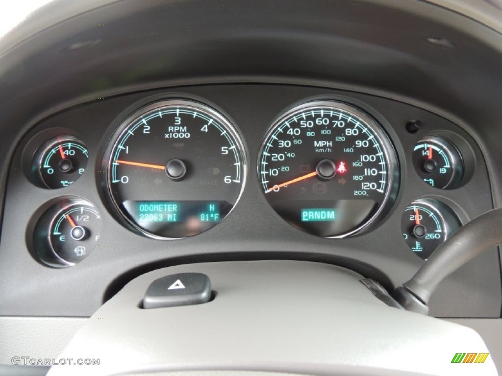 2012 GMC Sierra 1500 SLT Crew Cab 4x4 Gauges Photo #82477754