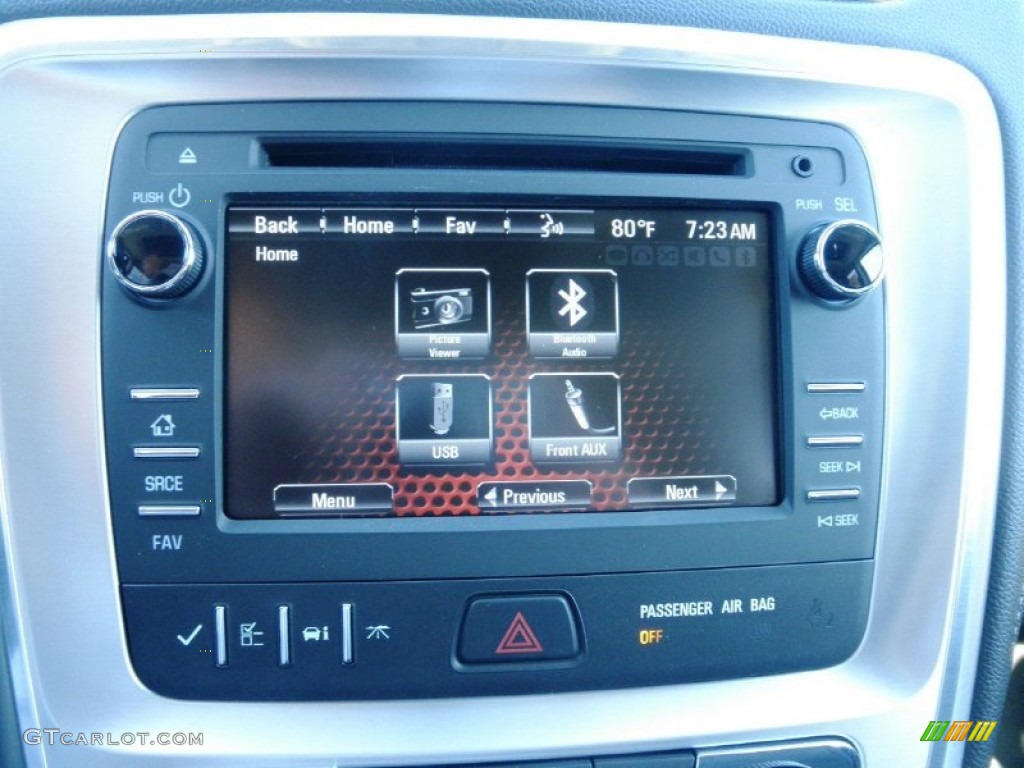 2013 Acadia SLT - Carbon Black Metallic / Ebony photo #8