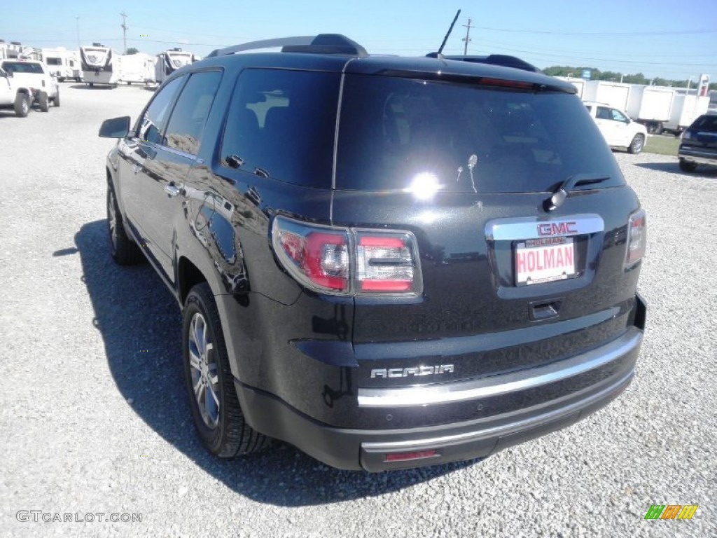 2013 Acadia SLT - Carbon Black Metallic / Ebony photo #24