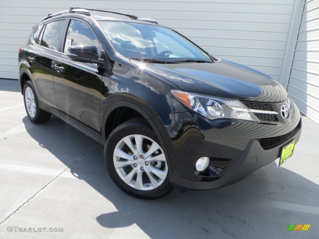 2013 RAV4 Limited - Black / Black photo #2