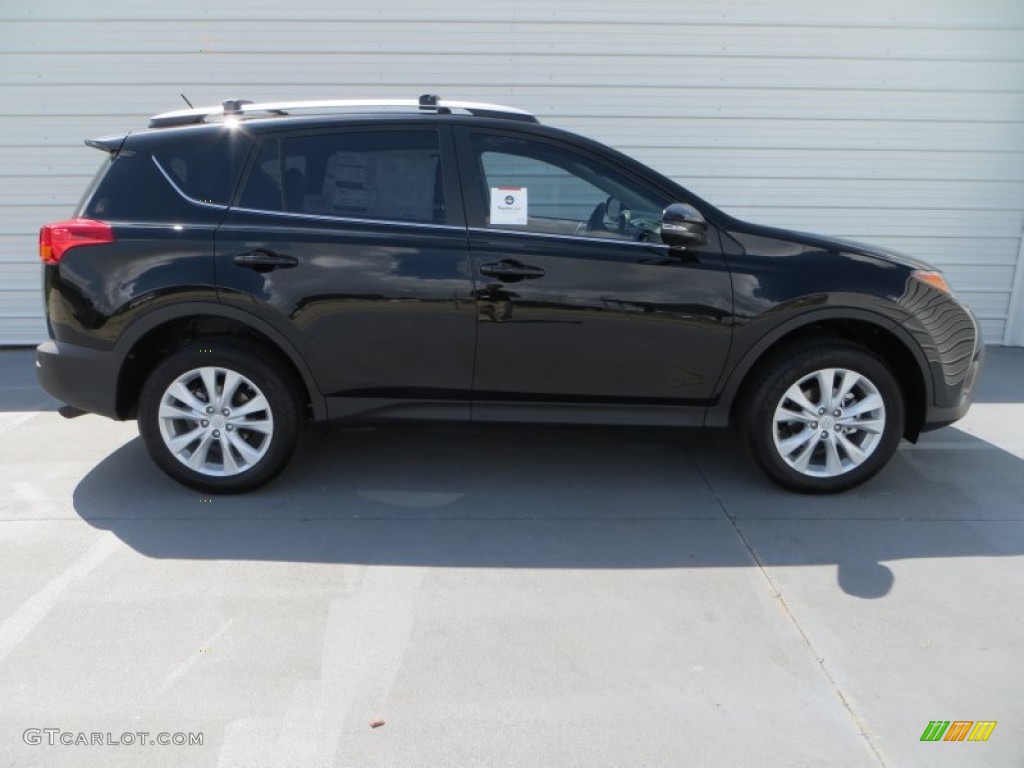 2013 RAV4 Limited - Black / Black photo #3