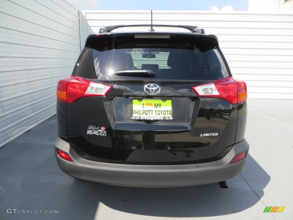 2013 RAV4 Limited - Black / Black photo #5