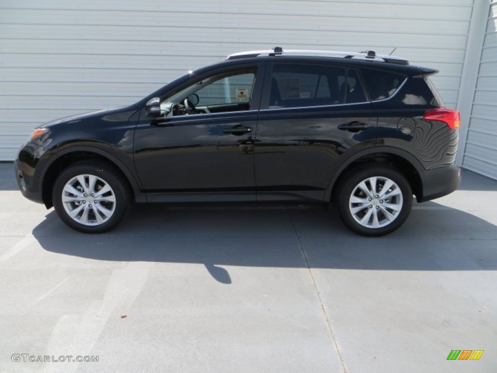 2013 RAV4 Limited - Black / Black photo #6