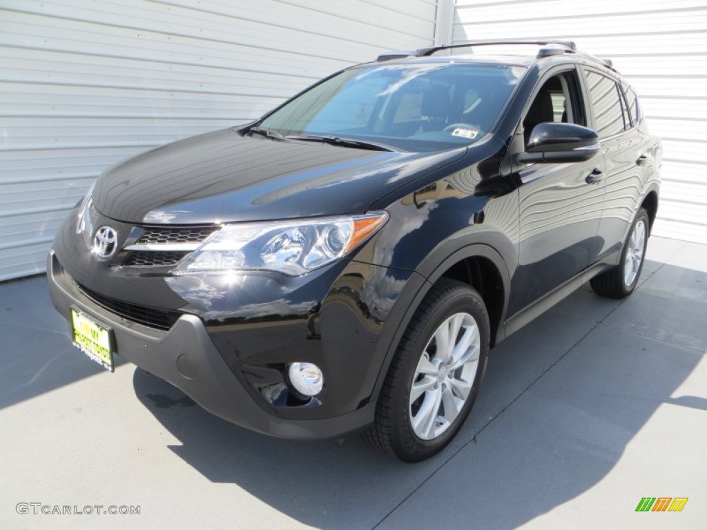 2013 RAV4 Limited - Black / Black photo #7