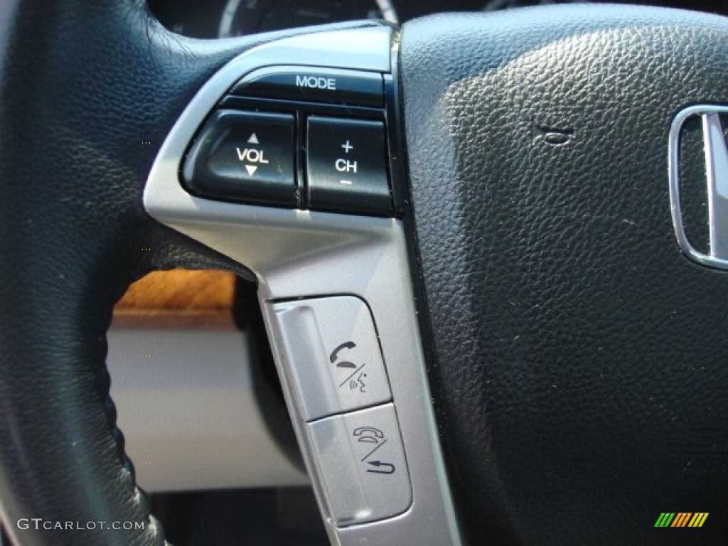 2011 Accord EX-L V6 Sedan - Royal Blue Pearl / Ivory photo #24