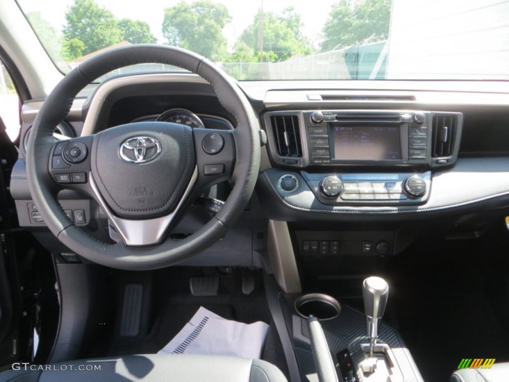 2013 Toyota RAV4 Limited Black Dashboard Photo #82480646