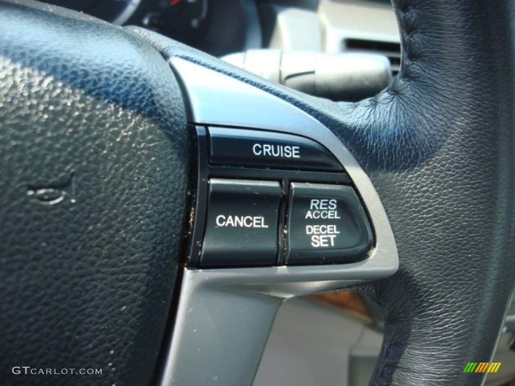 2011 Accord EX-L V6 Sedan - Royal Blue Pearl / Ivory photo #25
