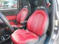 Abarth Nero/Rosso/Nero (Black/Red/Black) Front Seat Photo for 2013 Fiat 500 #82480676