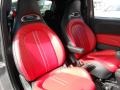 Abarth Nero/Rosso/Nero (Black/Red/Black) Front Seat Photo for 2013 Fiat 500 #82480718